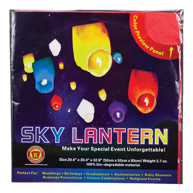 Keystone Fireworks Sky Lantern