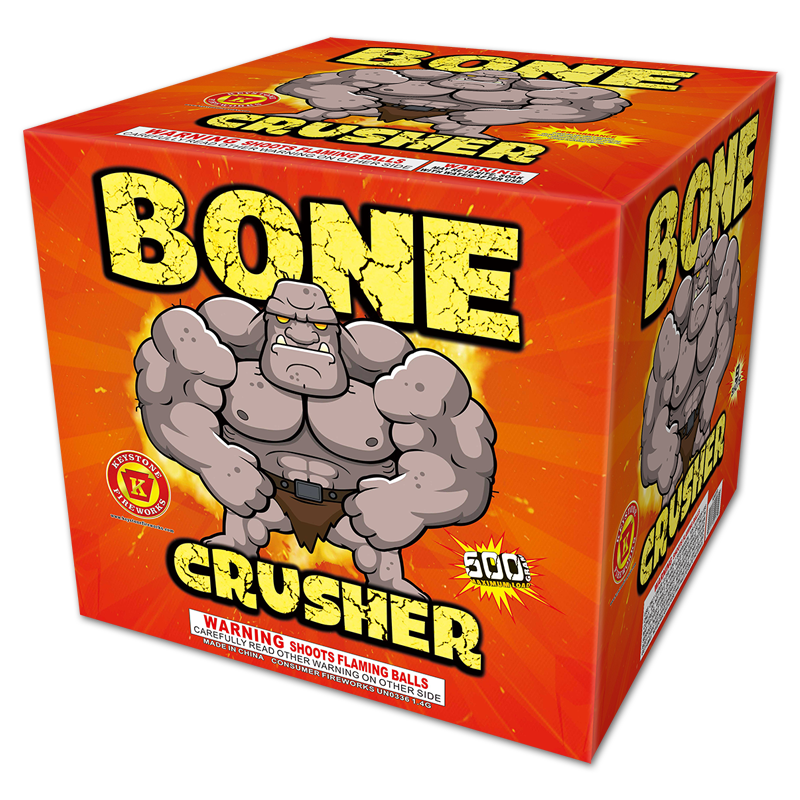 Bone Crusher 500 Gram Cake - Keystone Fireworks