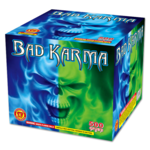 Bad Karma, Keystone Fireworks, 500 Gram Cake