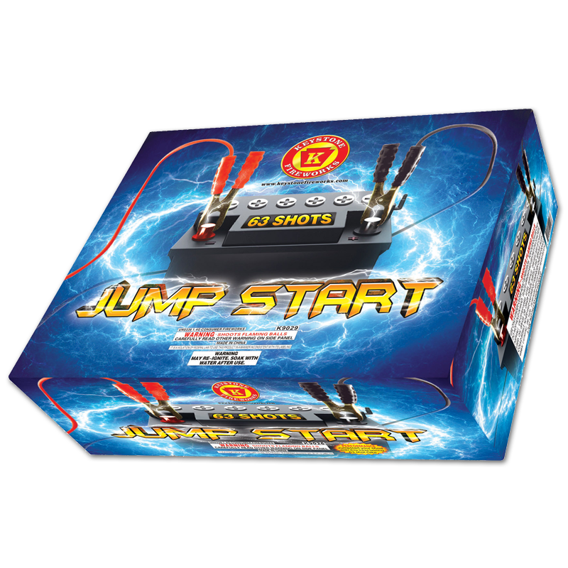 Keystone Fireworks, Jump Start, 500 Gram Cake