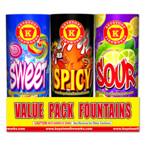 Keystone Fireworks, Value Pack, Fountains