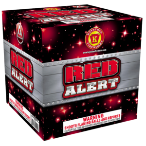 Red Alert 500 Gram Cake Keystone Fireworks