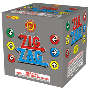 Zig Zag 200 Gram Cake Keystone Fireworks