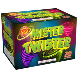 Mister Twister 500 Gram Cake Keystone Fireworks