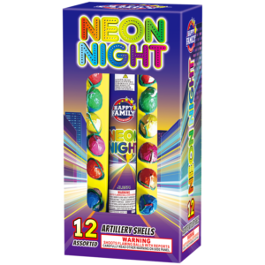 Neon Night Shells Keystone Fireworks